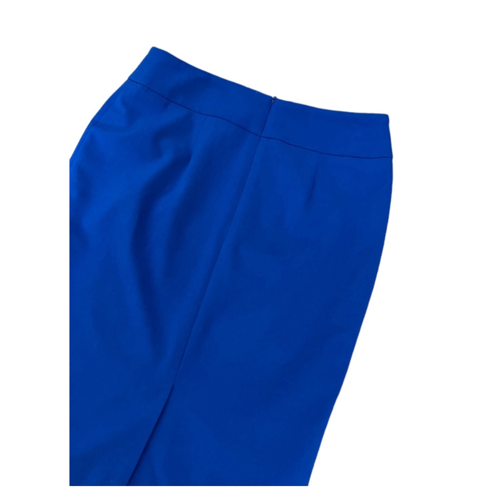 NWOT NINE WEST Cobalt Blue High Waist Stretch Pencil Skirt 0 - Picture 4 of 8